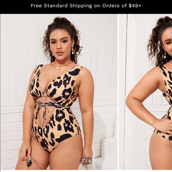 Shein Leopard 2XL One Piece - Picture 3 of 4
